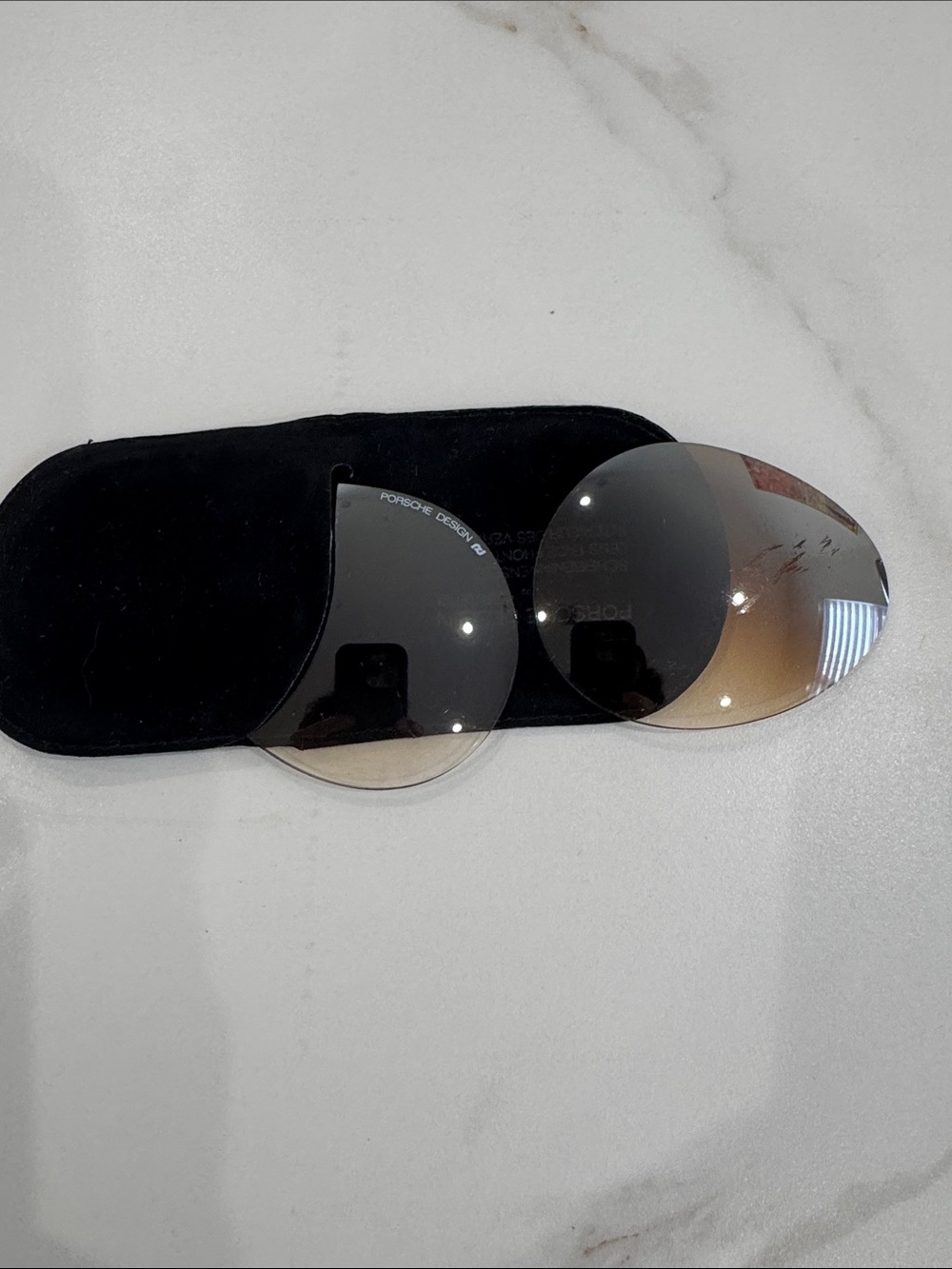 Porsche Design Red and Gold Aviator Sunglasses - Picture 12 of 13
